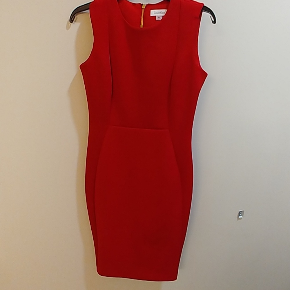 Red Calvin Klein Dress